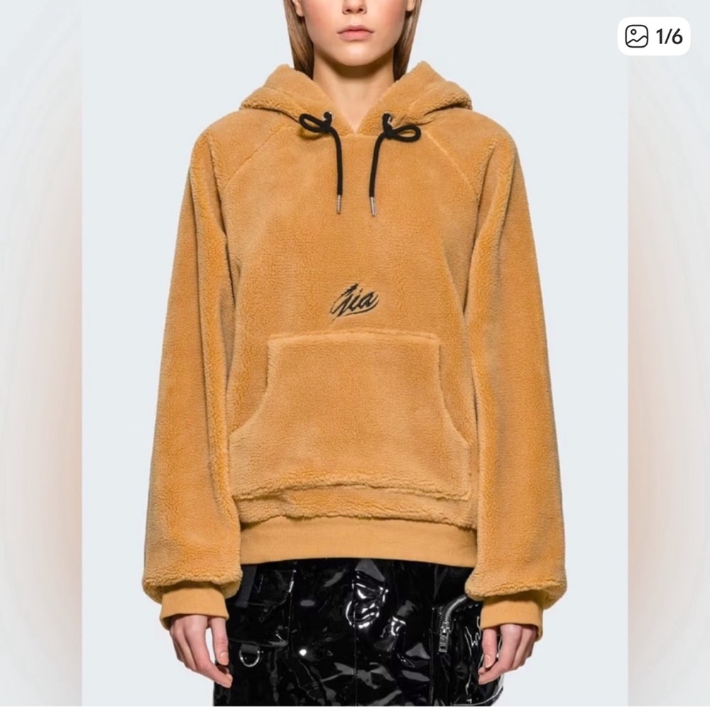 I.AM.GIA XS teddy hoodie sweater pullover
